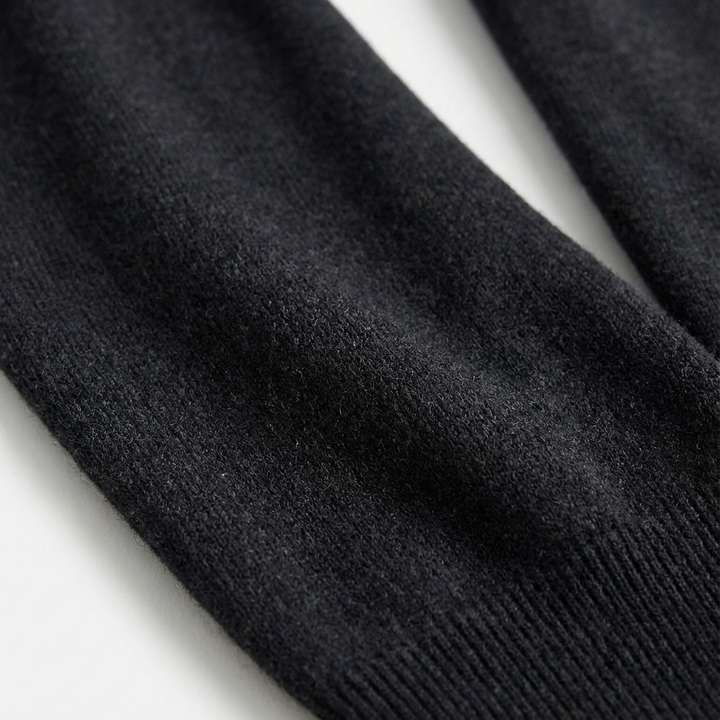 Men's soft quarter-zip pullover. Classic long sleeve jumper for smart-casual style and comfortable everyday wear.
