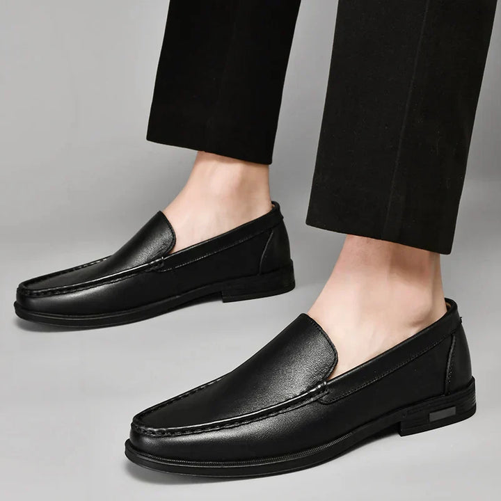 Comfortable men's everyday wear loafers, easy slip-on classic footwear.