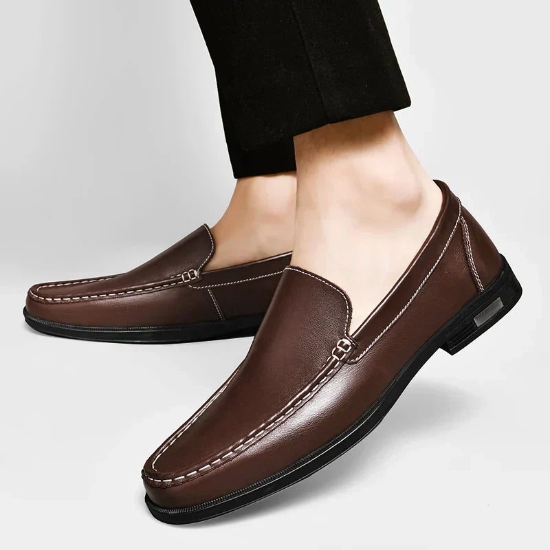 Timeless men's classic loafers, comfortable slip-on footwear for sophisticated everyday wear.