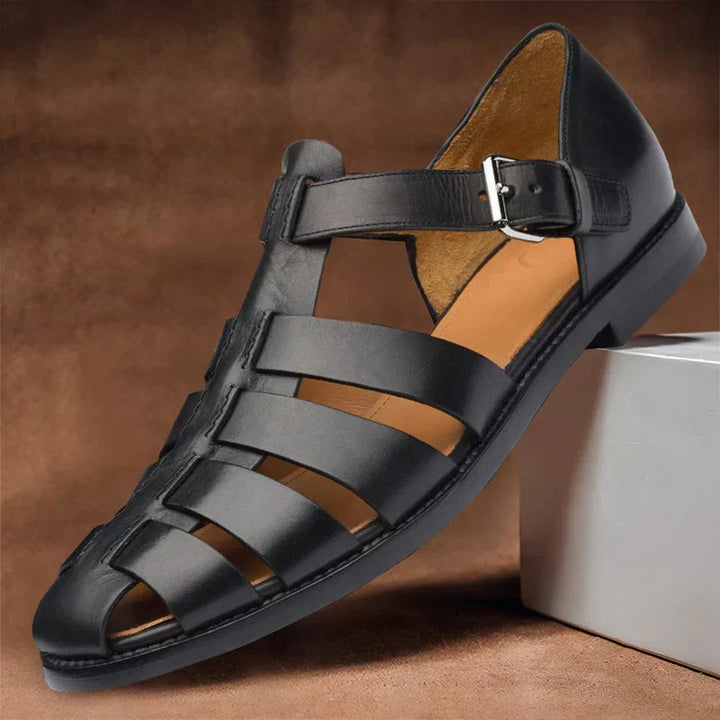 Men's classic summer footwear: comfortable strappy sandals for warm weather. Great for casual outings & daily use.