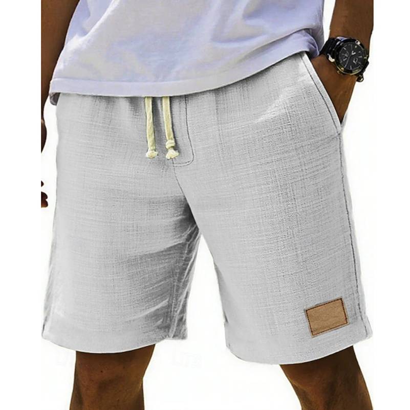Men's classic summer lace shorts in blue, offering effortless style and relaxed comfort for warm weather.