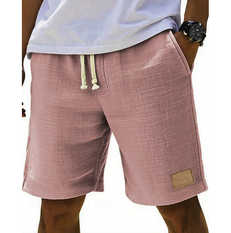 Everyday men's lace-detailed shorts, designed for relaxed summer style and breathable comfort.