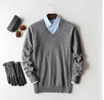 Gray - V-Neck