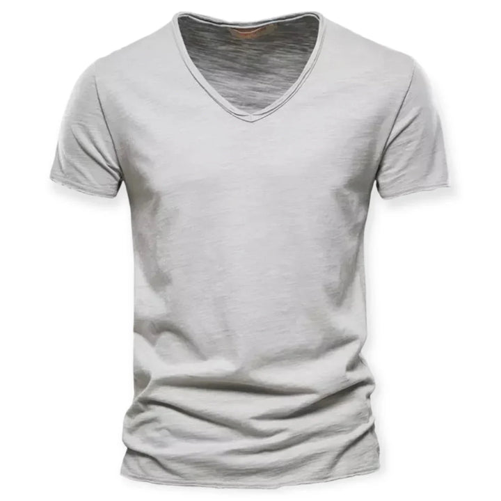 Essential men's classic V-neck t-shirt for effortless style. Great for any casual occasion.