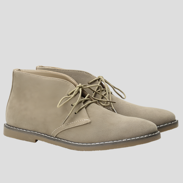 Men's classic vintage desert boots with lace-up detail, providing comfortable and stylish everyday footwear.