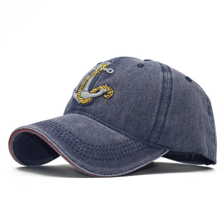 Men's classic washed baseball cap, timeless style for casual wear & outdoor activities.