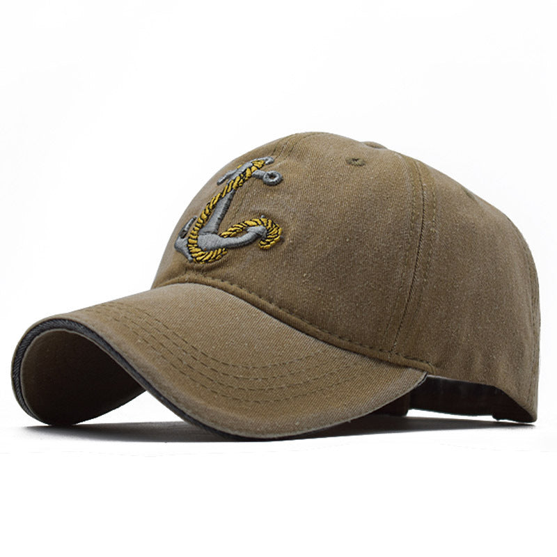 Adjustable men's washed baseball cap, a versatile classic for outdoor adventures & timeless style.