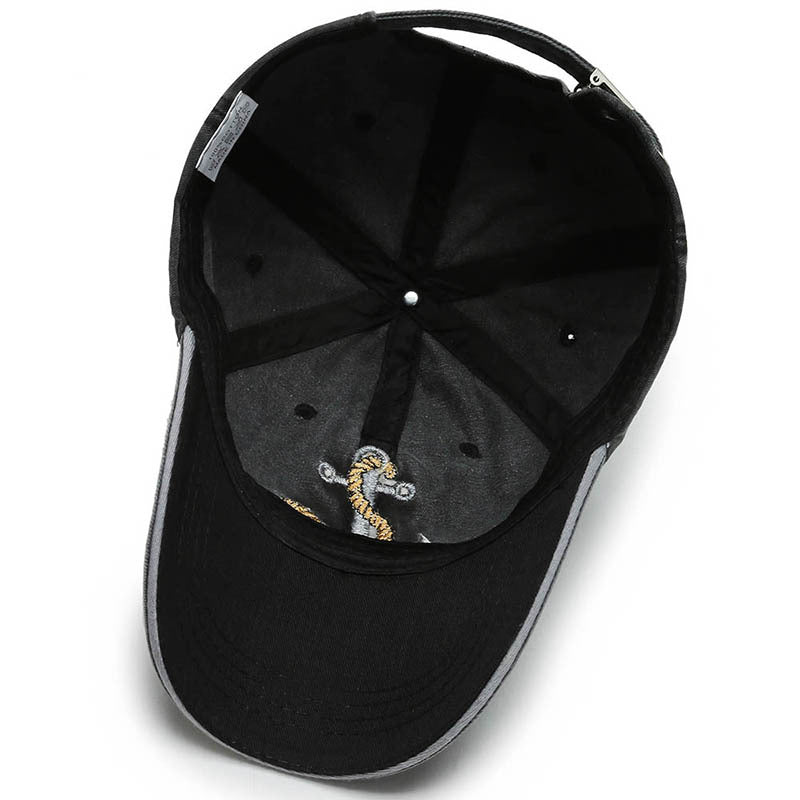 Classic men's washed baseball cap, featuring an adjustable fit for ultimate comfort & casual style.