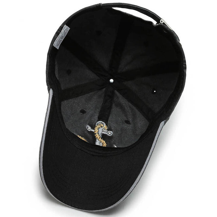 Classic men's washed baseball cap, featuring an adjustable fit for ultimate comfort & casual style.