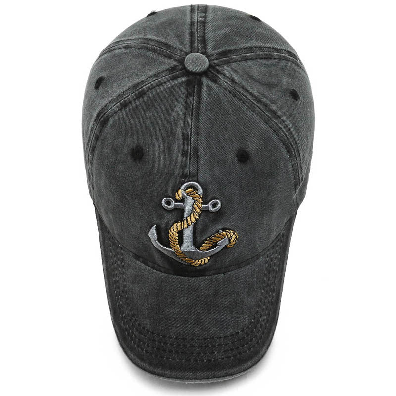 Timeless men's washed baseball cap, perfect for a vintage look, casual outings & outdoor wear.