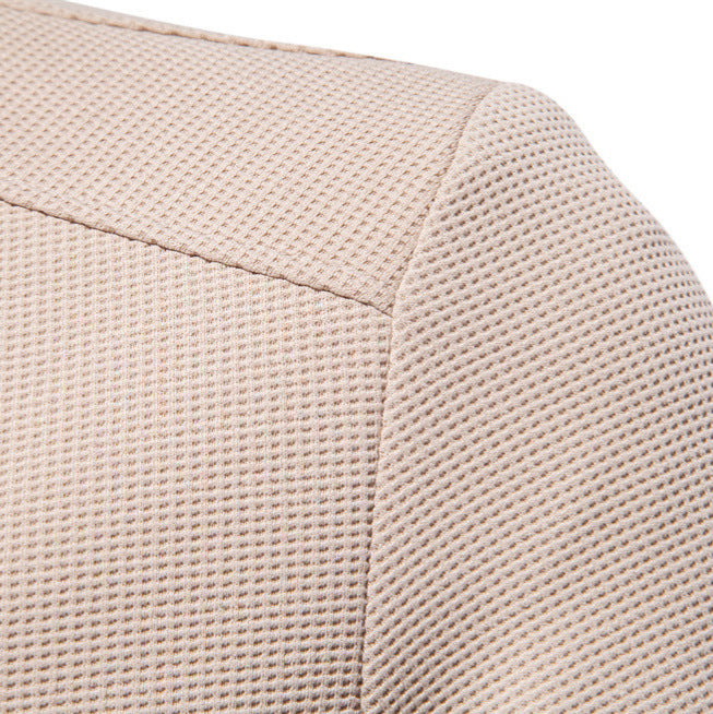 Comfortable men's bomber jacket with zip-up front, ideal for layering and adding style to any outfit.