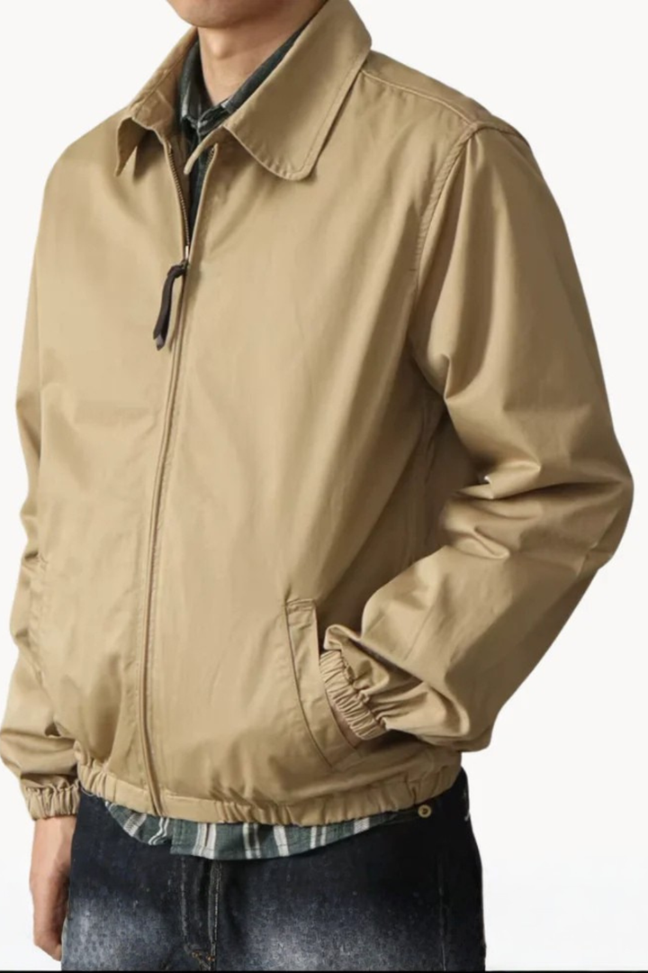 Minimalist style men's jacket, a versatile piece for everyday wear.
