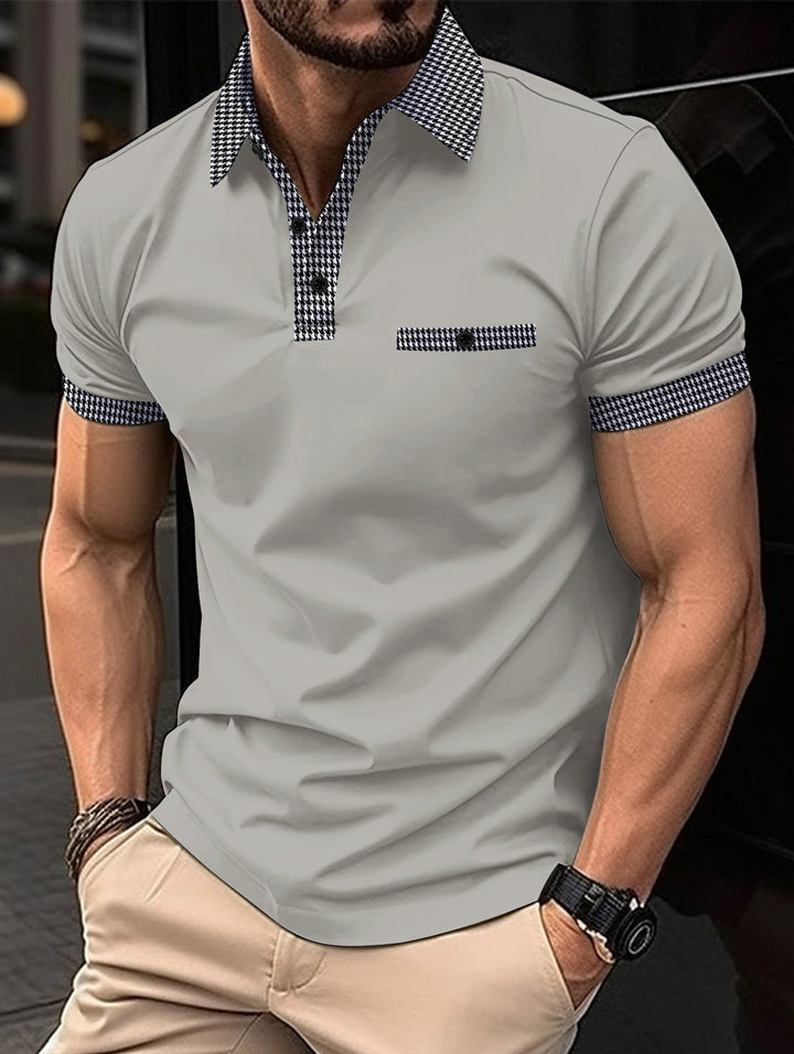 A breathable and comfortable men's polo shirt for all-day wear