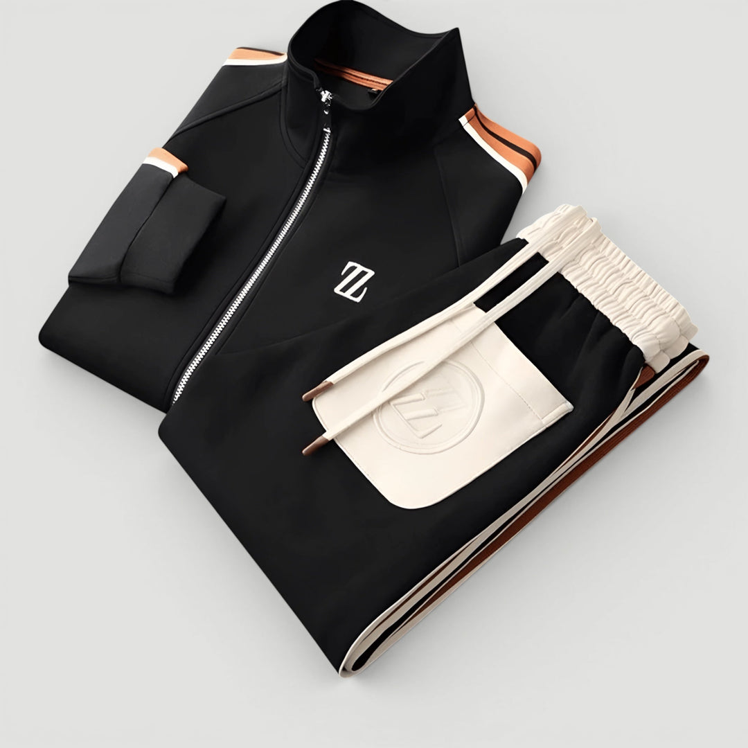 Everyday men's comfortable tracksuit set, a versatile two-piece casual outfit.