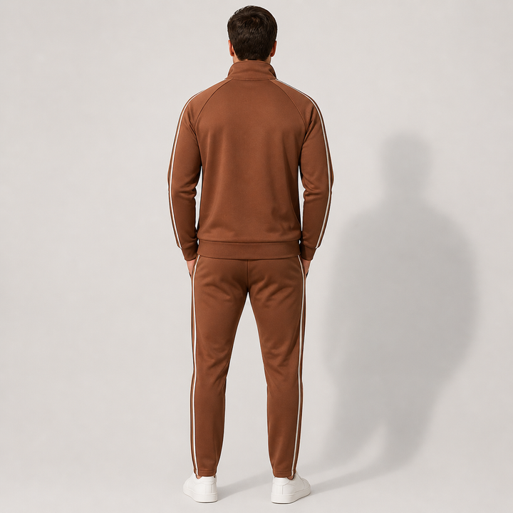 Stylish men's casual tracksuit set, perfect for loungewear & activewear.