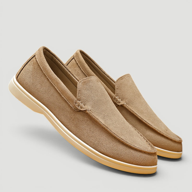 Men's comfortable everyday slip-on loafers. Stylish, easy-wear casual footwear for spring/summer fashion.