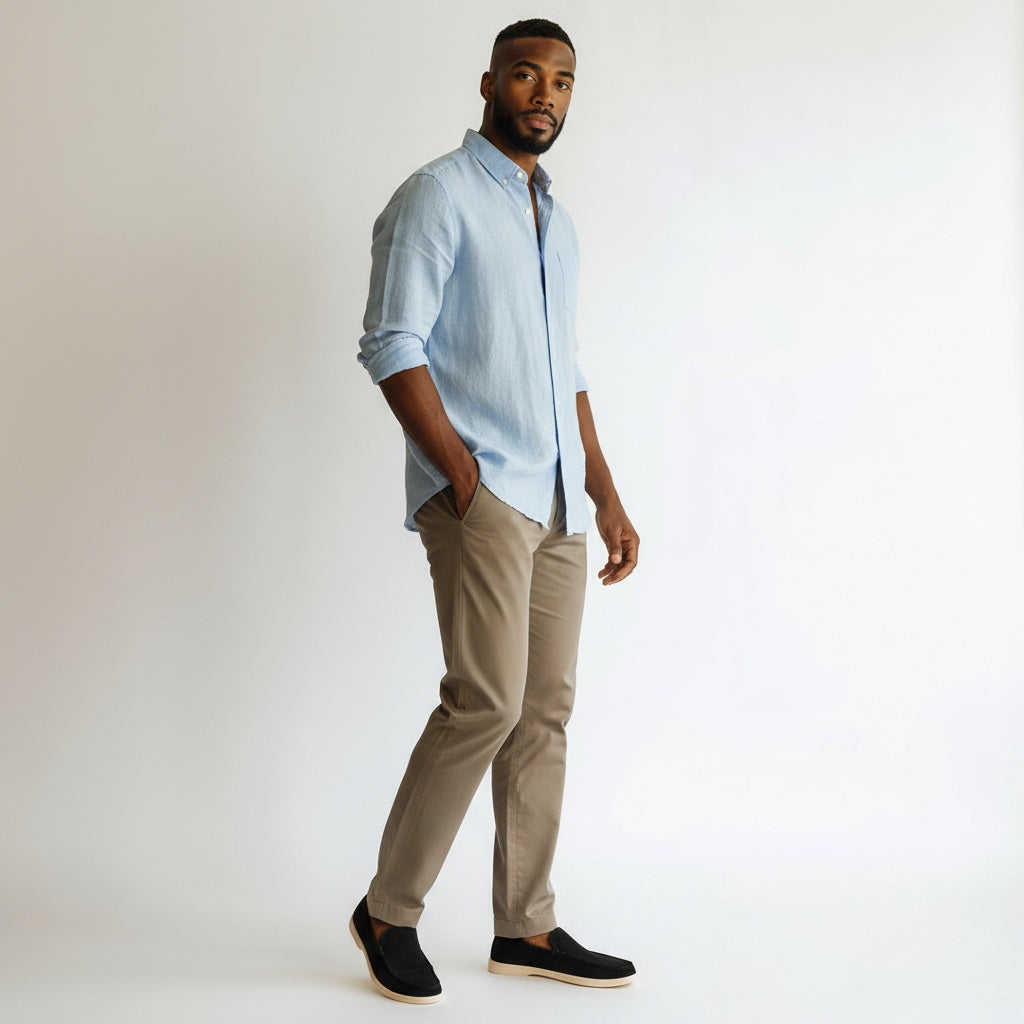 Classic men's slip-on loafers for everyday comfort. Stylish casual footwear, perfect for spring/summer.