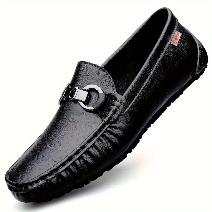 Stylish men's slip-on loafers, perfect for business casual and everyday comfort. Classic, versatile footwear.