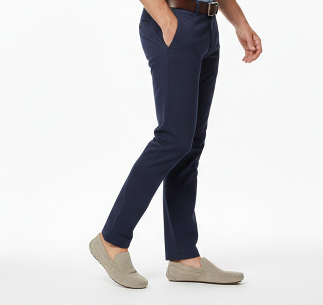 Plush interior of men's slip-on shoes. Maximum comfort for everyday wear, versatile and stylish casual footwear.