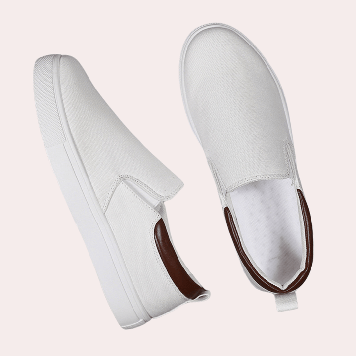 Effortless men's slip-on casual sneakers, offering superior comfort and a stylish, versatile appeal.