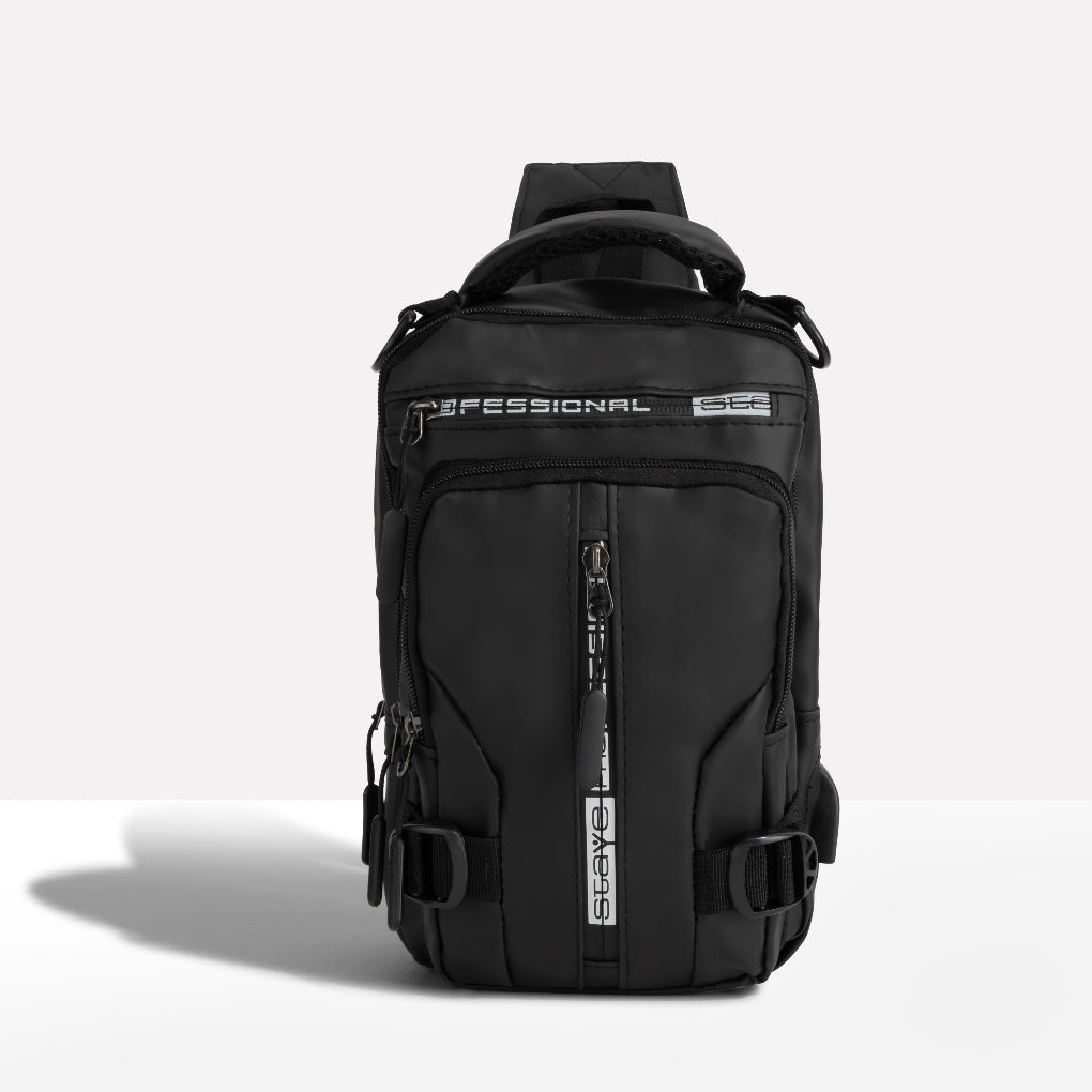 Men's convertible anti-theft crossbody bag. Secure design for urban travel and daily use.