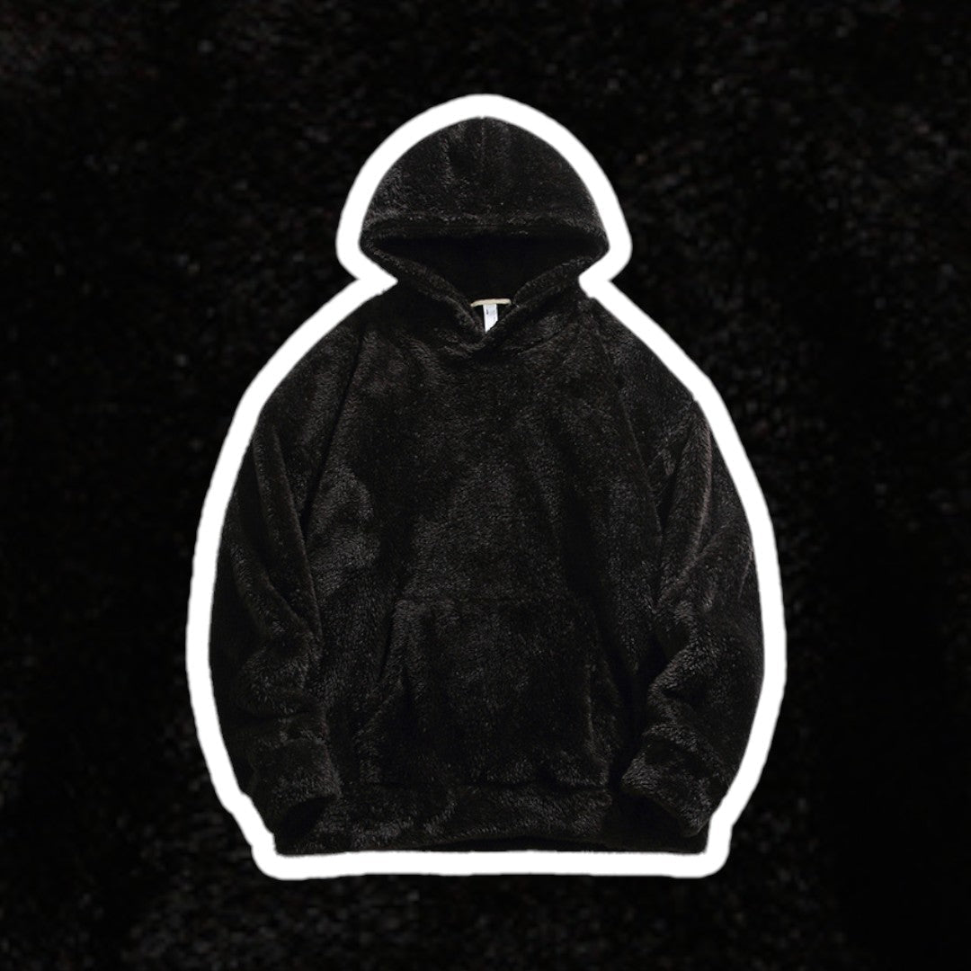 Relaxed fit men's casual hoodie, ideal for lounge wear or winter style outerwear.