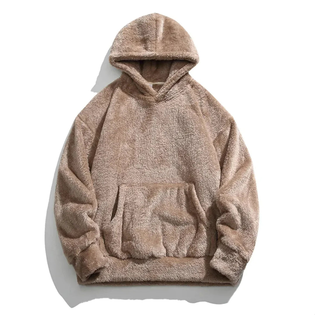 Versatile men's casual pullover hoodie, perfect for lounge, everyday, or winter layering.