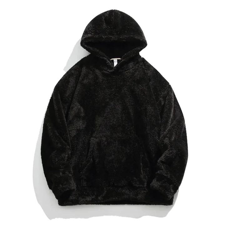 Men's cozy casual hoodie with kangaroo pocket. Comfortable everyday pullover top.