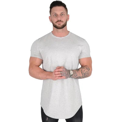 A stylish men's casual shirt with a deep cut design and comfortable fit.