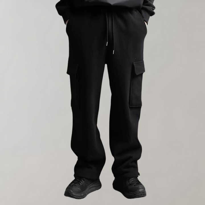 Comfortable men's pants: drawstring cargo joggers for everyday wear