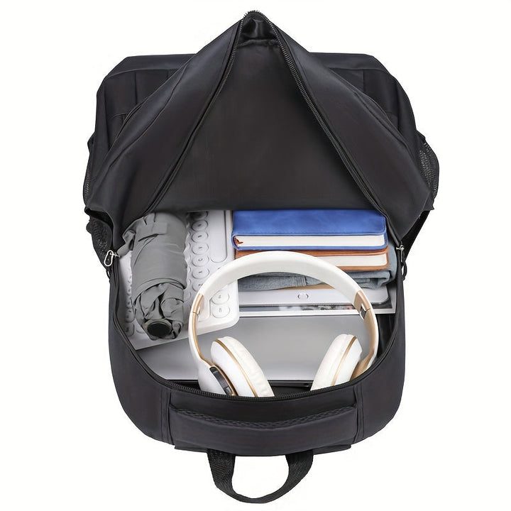 New men's leather backpack, perfect for daily commute, travel. Full-grain, durable, stylish design.