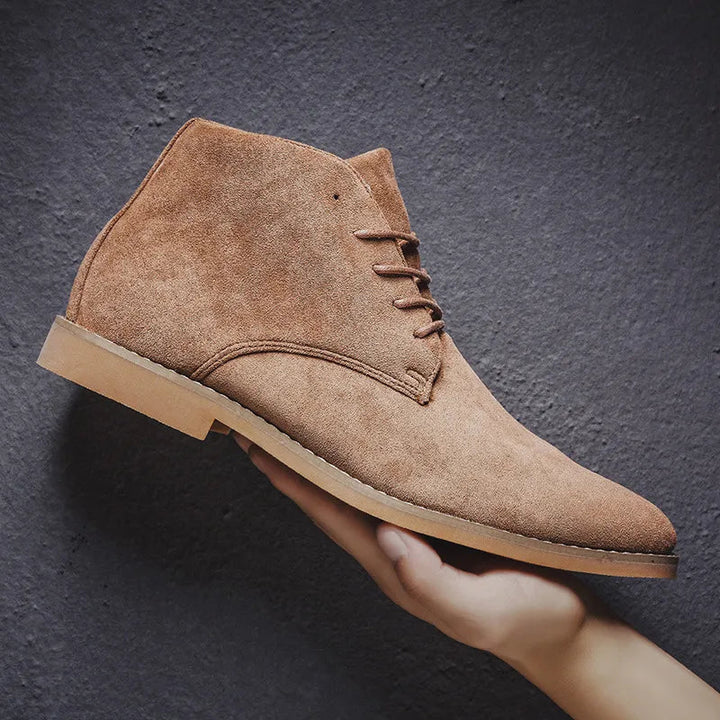 Stylish and comfortable men's handcrafted boots offering excellent traction.