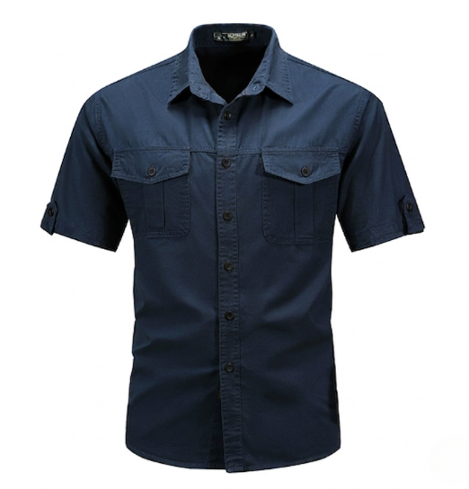 Adventure wear: Men's casual long sleeve shirt designed for durability and comfort.