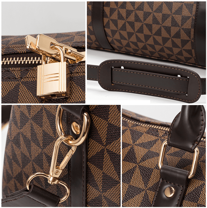 Spacious men's travel duffel bag, ideal carry-on luggage for short trips & men's accessories.
