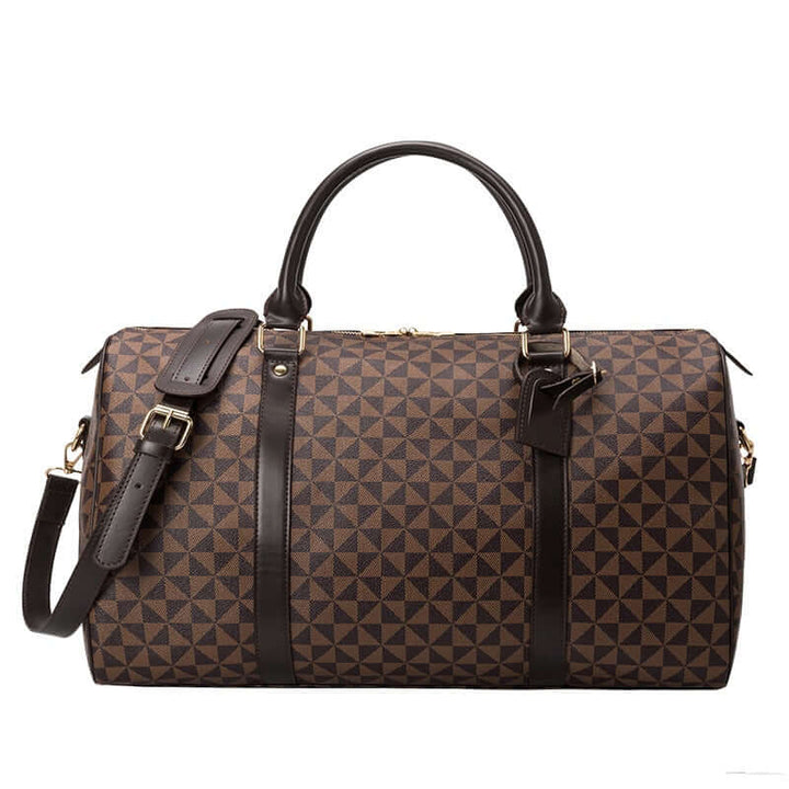 Elegant men's travel duffel bag, offering durability & style for all your travel and weekend adventures.