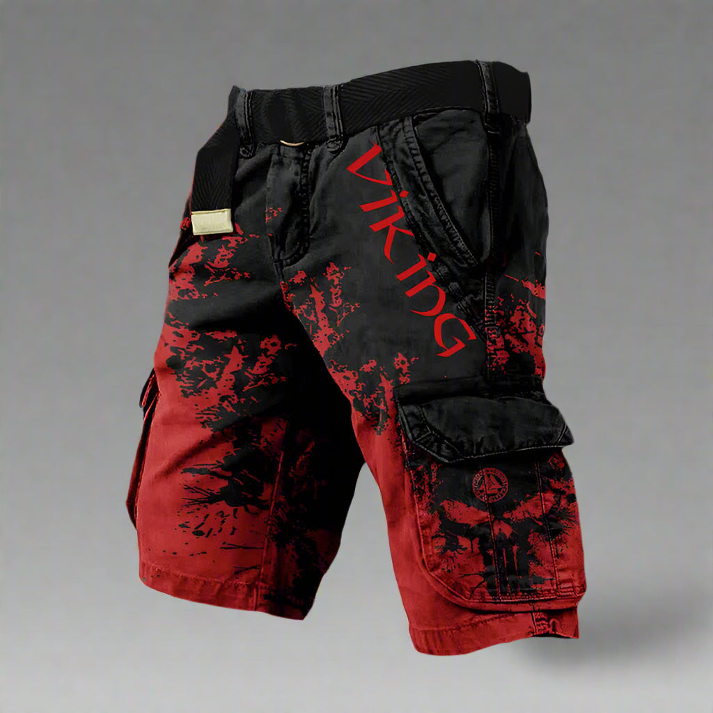 Versatile men's patterned shorts with dynamic design, ideal for active & casual wear, ultimate comfort.