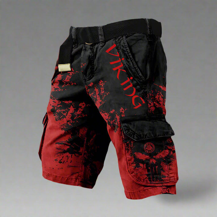 Versatile men's patterned shorts with dynamic design, ideal for active & casual wear, ultimate comfort.