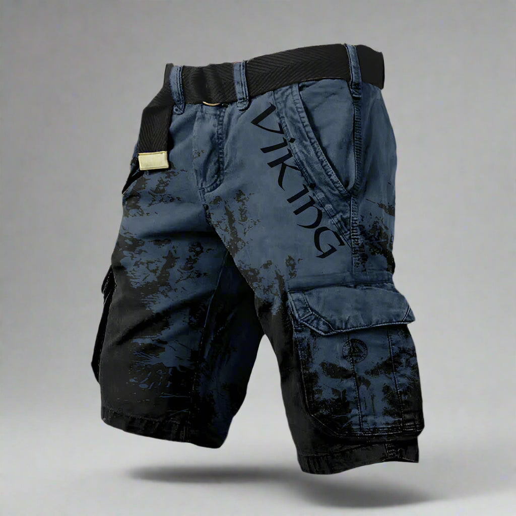 Men's patterned sports shorts, dynamic design for ultimate performance and comfort during active pursuits.