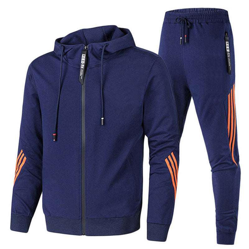 Men's performance tracksuit jacket with full zip. Ideal men's jacket for workouts, sportswear, & casual outfits.