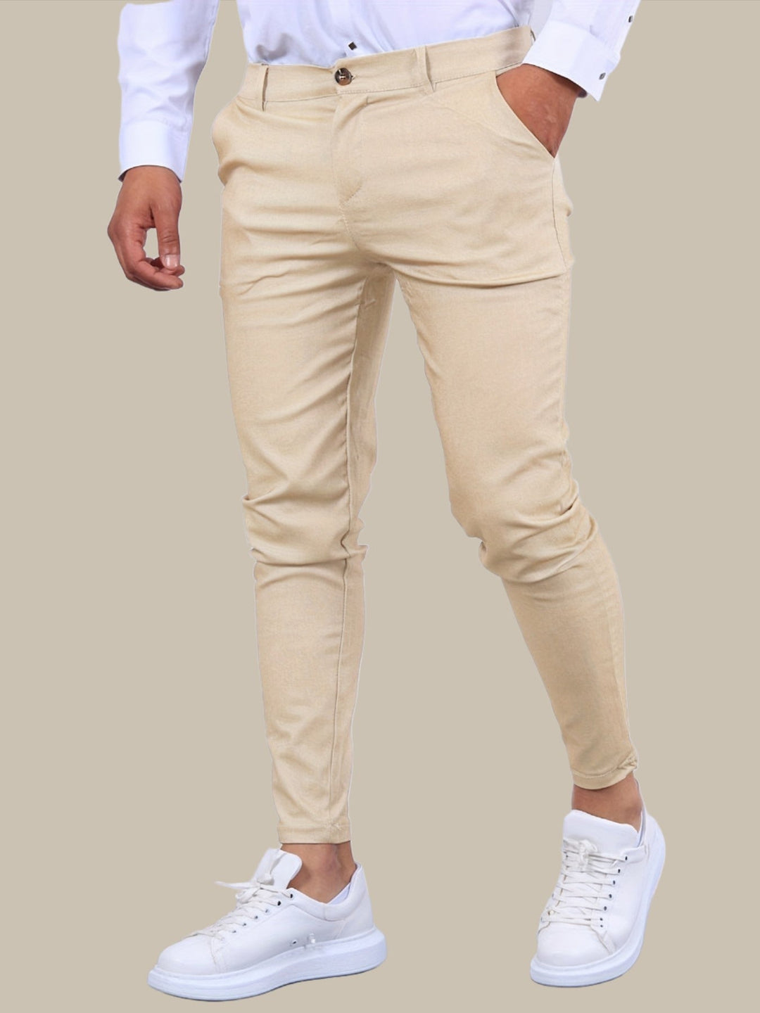Men's Dynamic Skinny Pants, slim fit, stretch fabric for comfortable all-season wear.