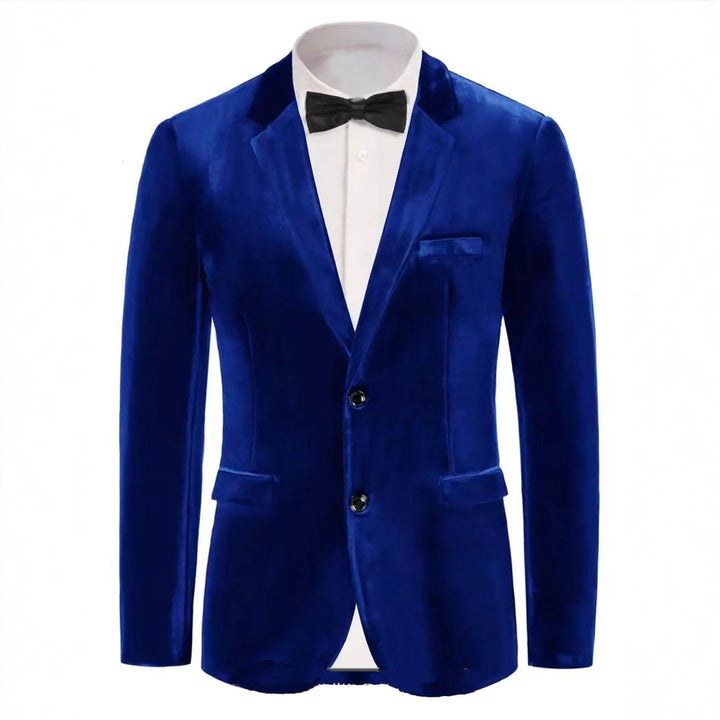 Stylish men's party blazer in a tailored fit, ideal for formal events & evening fashion.