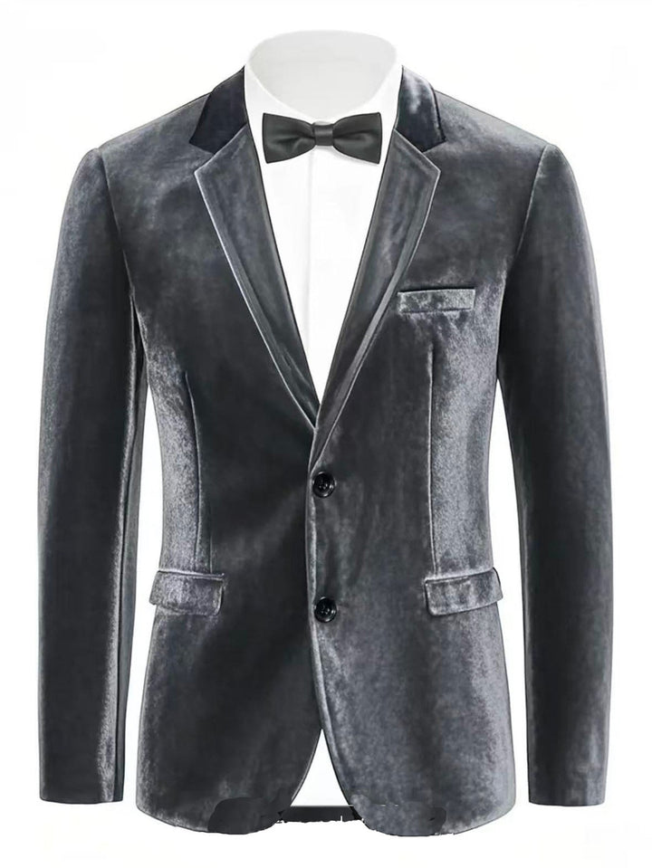 Men's elegant evening blazer, tailored fit, perfect for formal events & special occasion wear.