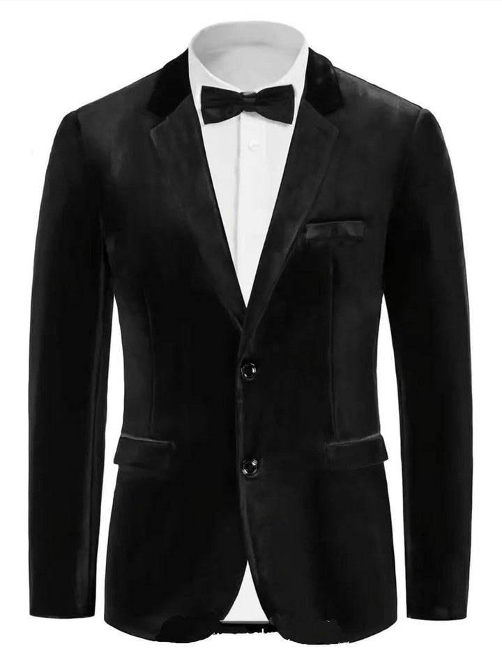 Elegant men's blazer, tailored fit, perfect for formal wear, parties, & special events.