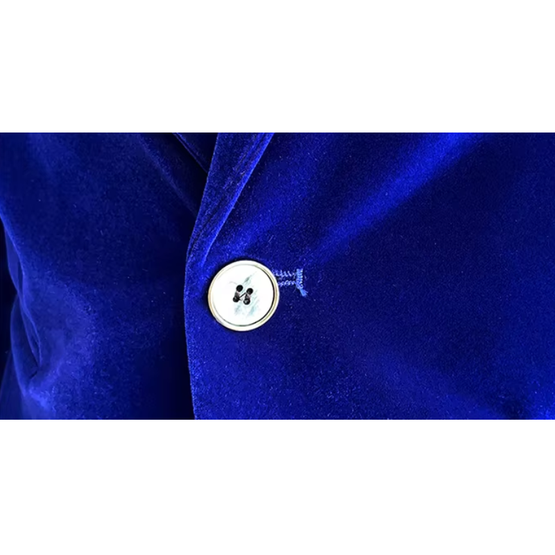 Elegant men's long sleeve one-button formal blazer for business and dress wear.
