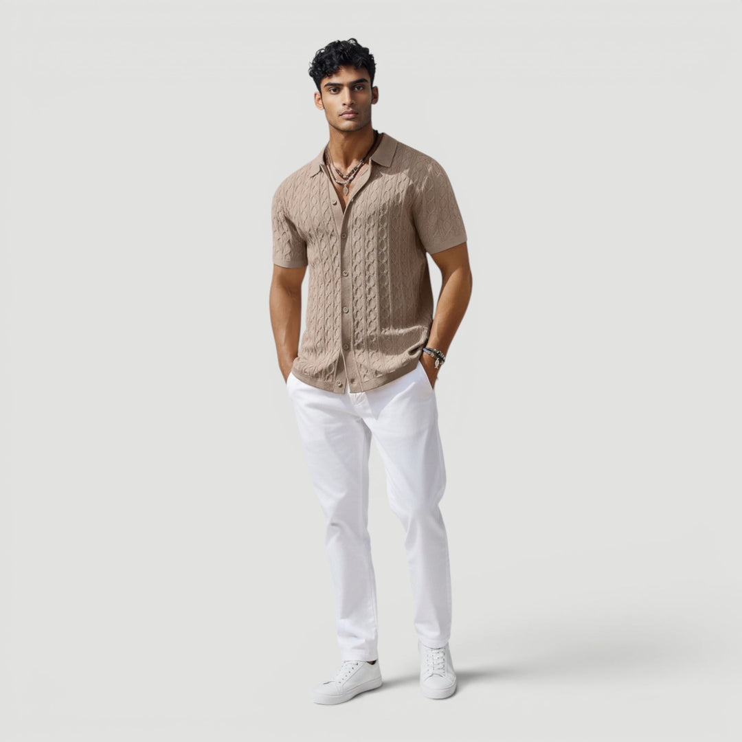 Versatile men's layering sweater vest, a casual chic wardrobe essential.