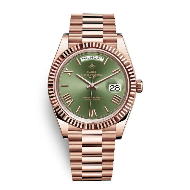Men's stainless steel casual watch, ideal for both business and leisure wear.