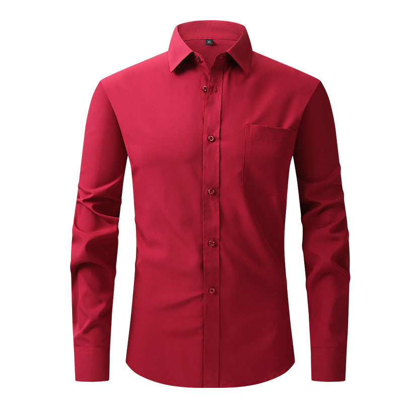 Men's white professional tailored shirt, a smart choice for formal business fashion.