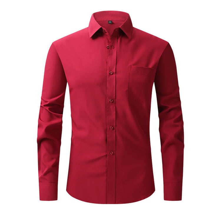 Men's white professional tailored shirt, a smart choice for formal business fashion.