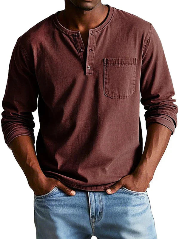 Men's long sleeve casual shirt, a must-have for relaxed everyday looks