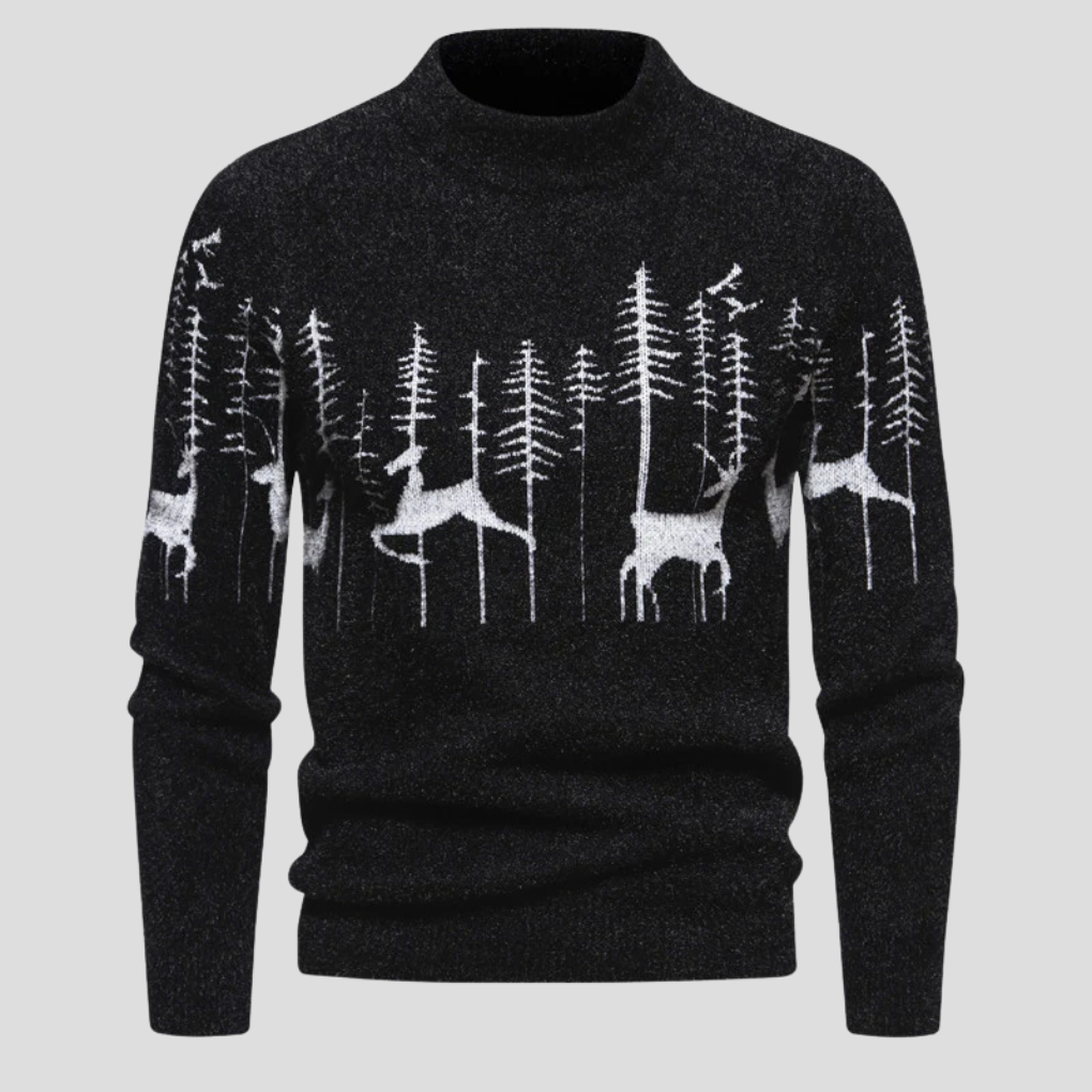 Stylish holiday knit sweater for men, perfect for festive parties and winter wear